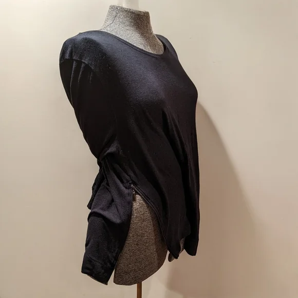 Matty M Midnight Blue Long Sleeve Cozy Top Size XXL - Picture 1 of 6